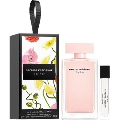 Narciso Rodriguez for Her с подарък миниатюра Narciso Rodriguez Pure Musc for Her EDP 100 ml + EDP 10 ml