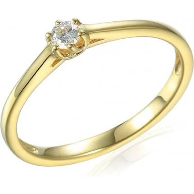 Gems Zásnubní prsten Ariela s diamantem žluté zlato 3810880 0 99