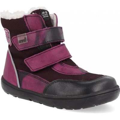 KTR zimní boty s membránou melír bordó/černá