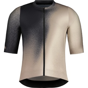 Maloja Фланелка с къс ръкав за колоездене Maloja FlueM. Cycling jersey - Deep Black Clouds (056-4226-0113)