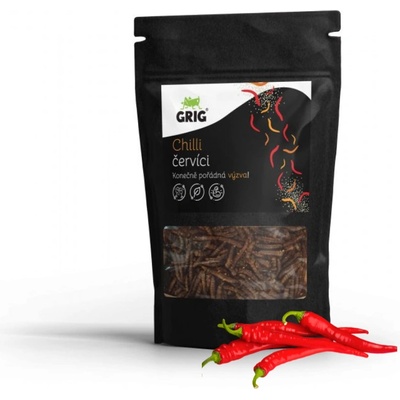 Grig Chrumkavé červíky Chilli 20 g
