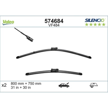 Valeo VF484 800+750 mm 574684
