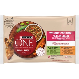 ONE Mini/small Weight Control chicken & turkey 4x85 g