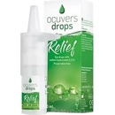 Roztoky a pomôcky ku kontaktným šošovkám Ocuvers drops Relief očné kvapky s obsahom hyaluronátu sodného 0,21% 10 ml