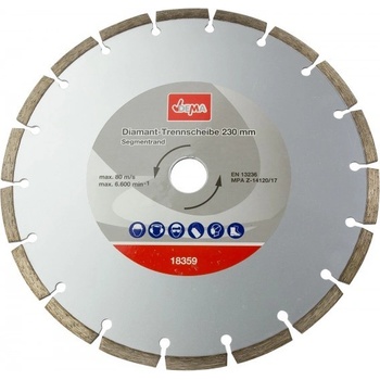 Dema Diamantový rezný kotúč segmentovaný 230 mm DDT230S