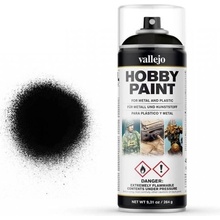 Vallejo Aerosol 28012 Black Primer Spray 400ml