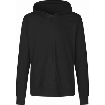Neutral mikina na zips z organickej Fairtrade bavlny čierna
