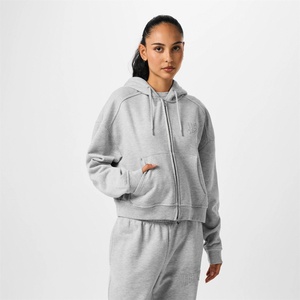 Jack Wills Суичър Jack Wills Women's Two-Way Zip Hoodie - Grey Marl