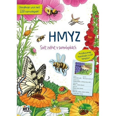 Svět zvířat v samolepkách hmyz