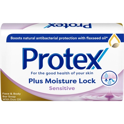 Protex Plus Moisture Lock Sensitive hydratačné toaletné mydlo pre citlivú pokožku 90 g