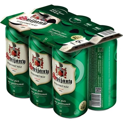 Pivovar Svijany Svijany Svijanský Máz světlý ležák 11° 4,8% 0,5 l (plech)