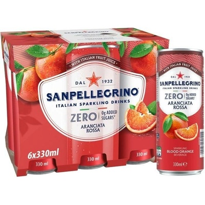 Sanpellegrino Aranciata Rossa zero 6 x 330 ml