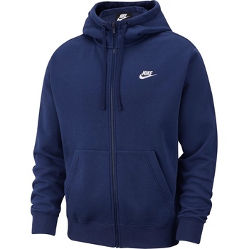 Nike Суичър Nike Sportswear Club Fleece Men's Full-Zip Hoodie - Navy