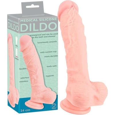 You2Toys Medical Silicone 24 Klasické dildo Tělový