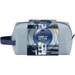Nivea Men Подаръчен комплект Keep It Active, с несесер, 4 части