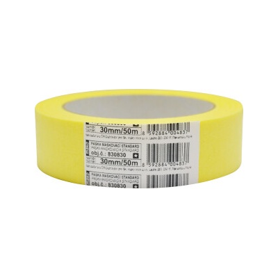 Mako Basic lLepicí páska zakrývací hladký krepová 3 dny do 60 °C 30 mm × 50 m