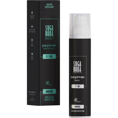 Suga Buba Слънцезащитен лосион SPF 30 с цинков оксид унисекс Слънцезащитен продукт унисекс 100ml