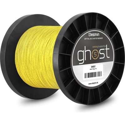 Delphin Šnúra Ghost 4+1 Žltá 2000m 0,33mm 18,1kg