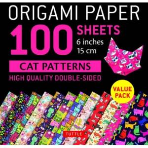 Origami Paper 100 sheets Cat Patterns 6" (ISBN: 9780804851435)