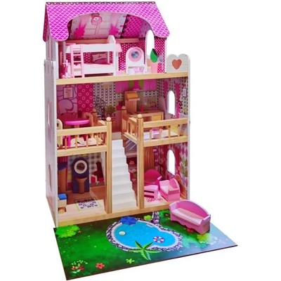 Tao Toy Дървена къща за кукли 60 × 30 × 90 см