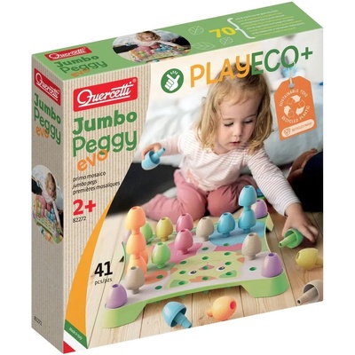 Quercetti Мозайка Quercetti Play Eco - Jumbo Peggy Evo, 41 части (82272)