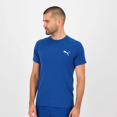 Puma pánske tričko na fitnes s krátkym rukávom modré