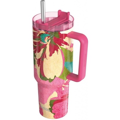 Quokka Stream Nerezový termo pohár Pink Flambé 1200 ml