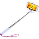 Držáky na selfie tyč s tlačítkem pro iPhone i Android Mini 6Sp 70 cm barva růžová