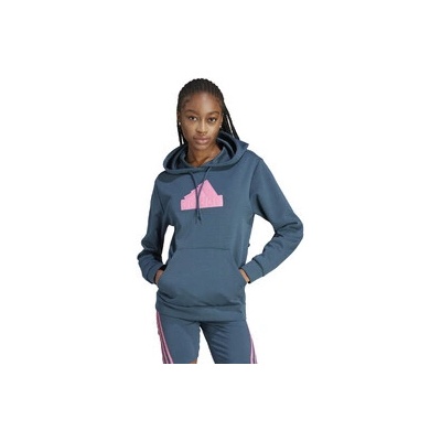 adidas W FI BOS Hoodie IM4876 modrá