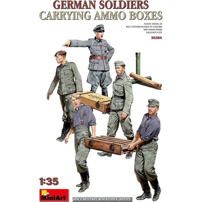 MiniArt German Soldiers Carrying Ammo Boxes 1:35