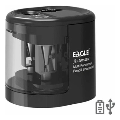Strúhadlo elektrické EAGLE EG-5161 USB, dva otvory - čierna