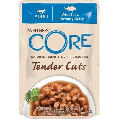 Wellness Core Tender Cuts tuňák v omáčce 85 g