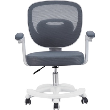 Въртящ се стол сиво/бял trixi typ 2