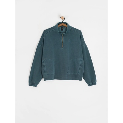 Volcom Stone Soft Quarter Zip emerald green