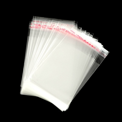 Celofánové sáčky s lepící klopou - transparentní - 14 x 10 cm - 100 ks – Zbozi.Blesk.cz