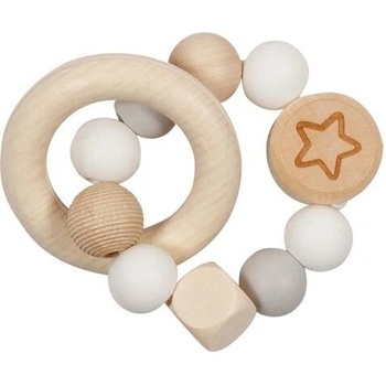 Goki Touch elastický krúžok Star sivý