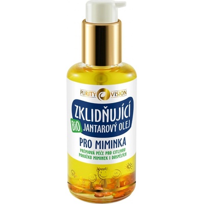 Purity Vision BIO Zklidňující jantarový olej pro miminka 95 ml – Zboží Mobilmania