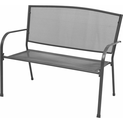 VidaXL Zahradní lavice 108 cm ocel a pletivo antracitová – Zboží Dáma VidaXL Zahradní lavice 108 cm ocel a pletivo antracitová – Zboží Dáma
