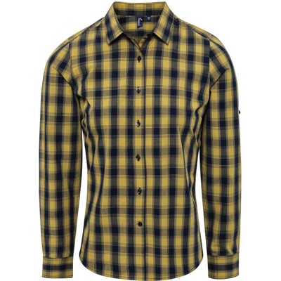 Premier košile PR 350 Mulligan popelínová dlouhý rukáv dámská Camel/navy