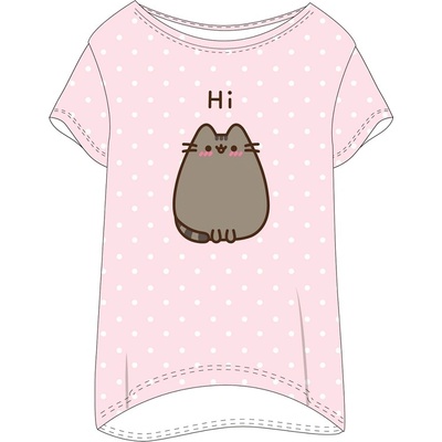 Dívčí triko na spaní Pusheen růžové – Zboží Dáma