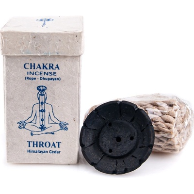 Tibetské vonné provázky Chakra Incense Throat