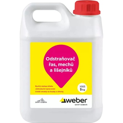 Weber odstraňovač řas, mechů a lišejníků z fasády 5 kg