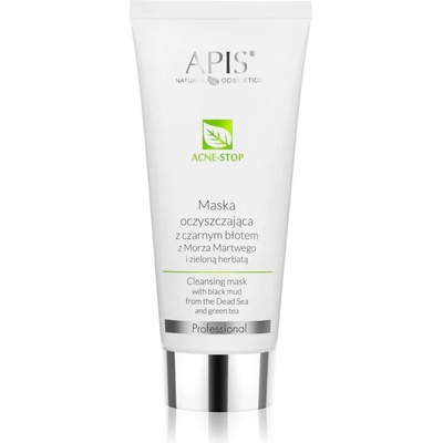 Apis Natural Cosmetics Acne-Stop Professional дълбоко почистваща маска за мазна кожа склонна към акне 200ml