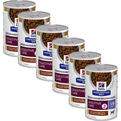 Hill's Hill s Prescription Diet i/d Low Fat Stew Грижа за храносмилането консерви за кучета 6 x 354 г