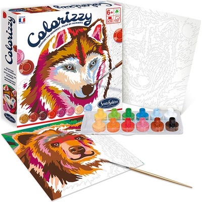 Colorizzy Maľovanie podľa čísel Lesné zvieratá