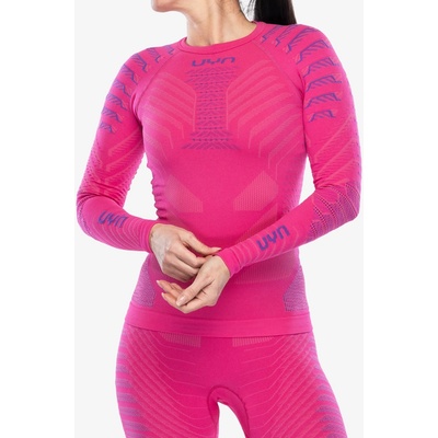 UYN Lady Resilyon UW Shirt LG SL Round Neck W U100291P419 magenta pink