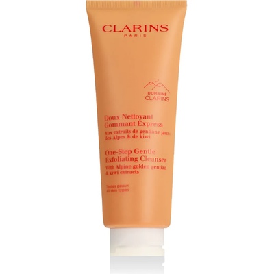 Clarins One-Step Gentle Exfoliating Cleanser With Alpine Golden Gentian & Kiwi Extracts 125 ml