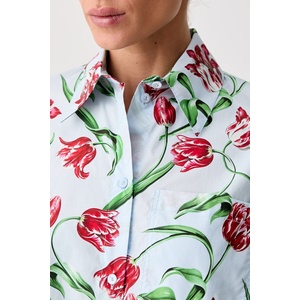 KENZO риза дамска от памук (FG62CH2469O2)