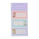Interdruk 9pcs Puppy Sign Notebook Stickers