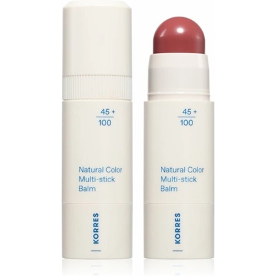 Korres Natural Color Multi-Stick Balm multifunkční líčidlo na rty a tváře Vintage Rose 4,5 g